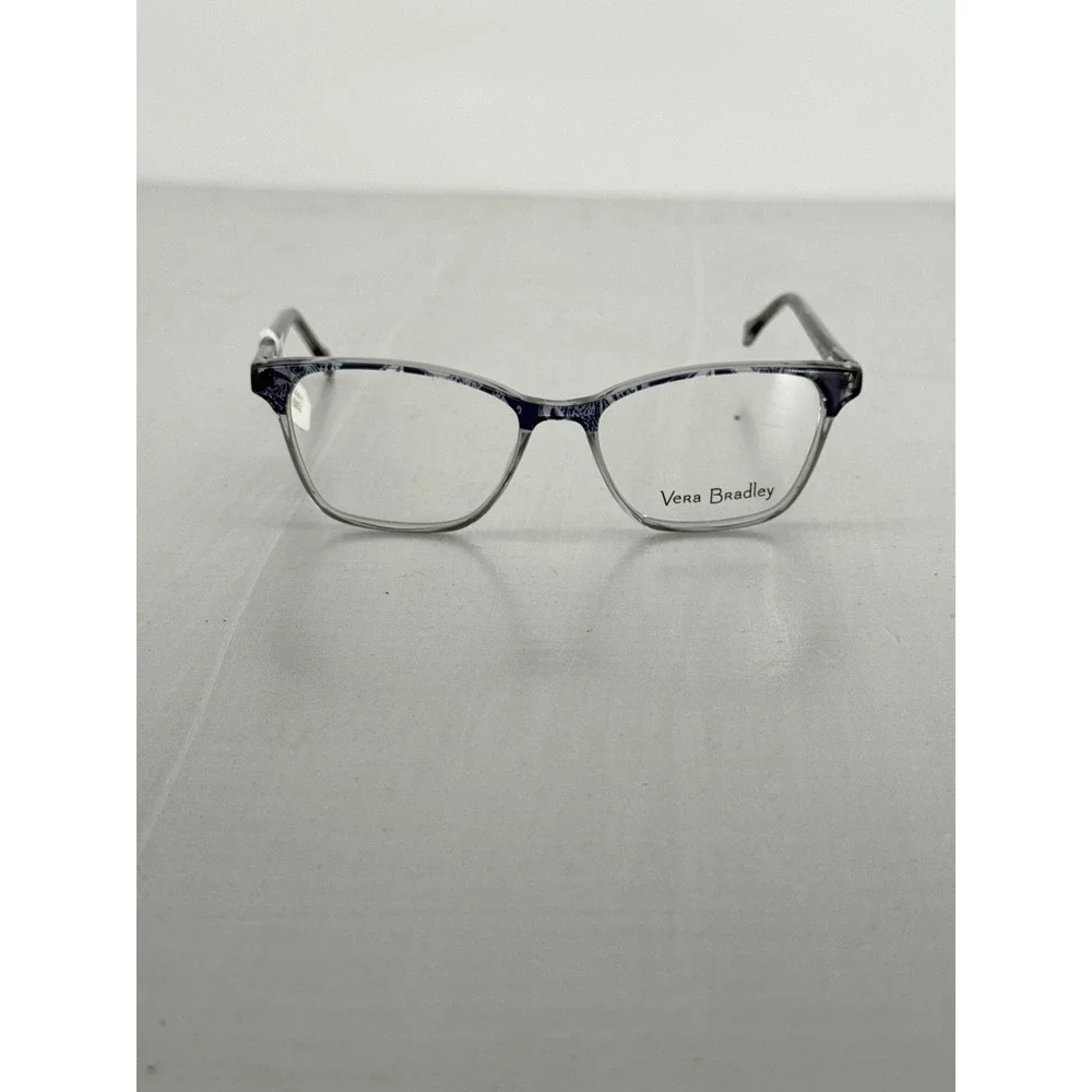 Vera Bradley Andie 5216 Blue‎ Floral Cat Eye Optical Glasses Frames New
